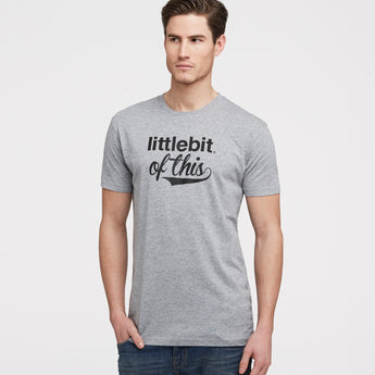 Littlebit of This Crew Neck T-Shirt in grey marle