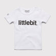 littlebit Logo White Baby T-Shirt - Front View