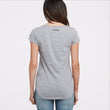 littlebit Womens Scoop Neck T-Shirt in grey marle