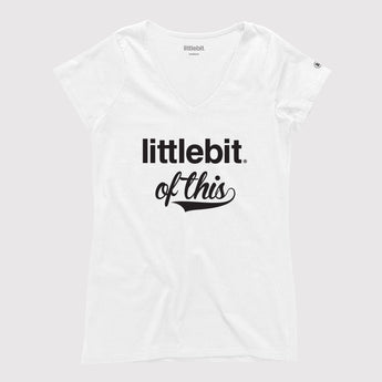 littlebit Womens V Neck T-Shirt