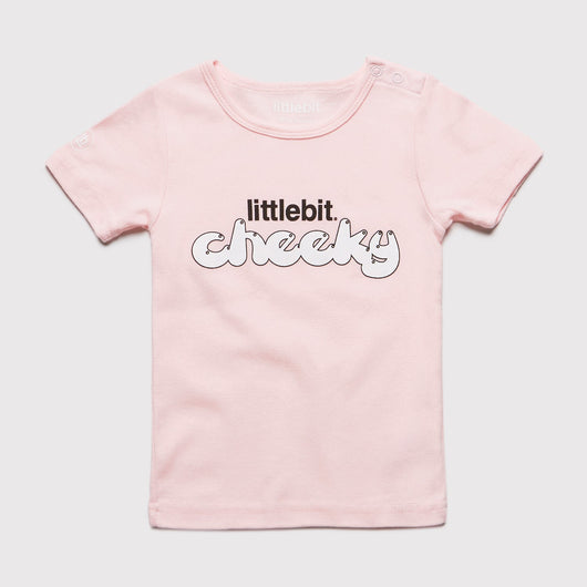 littlebit Cheeky Pink Baby T-Shirt - Front View
