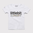 littlebit Naughty White Baby T-Shirt - Front View