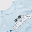 littlebit Cheeky Baby Blue Baby T-Shirt - Close Up View