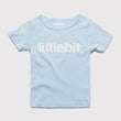 littlebit Logo Baby Blue Baby T-Shirt - Front View
